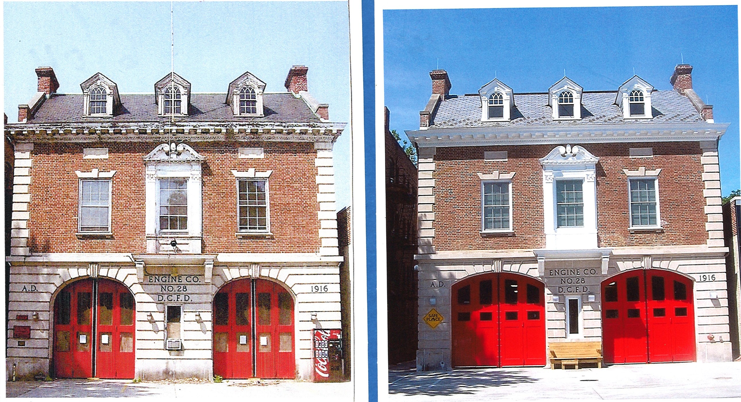 Cleveland Park Firehouse Before and After